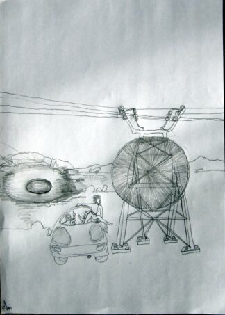 25 10 31 Ovni et vaisseau à Saint Rémy de Provence 1980